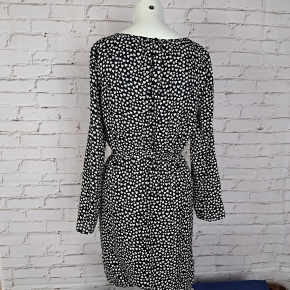 J. Crew Mercantile Tulip Hem Heart Print Dress - Picture 5 of 11